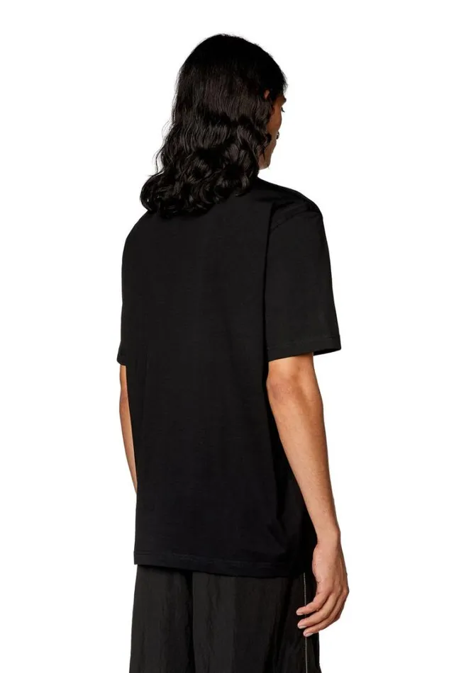Men TJustL13 Black Diesel Tshirts Men TJustL13 Black Diesel Tshirts