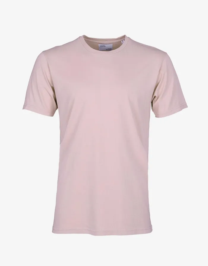Men TShirts Colorful Standard Classic Organic Tee Faded Pink