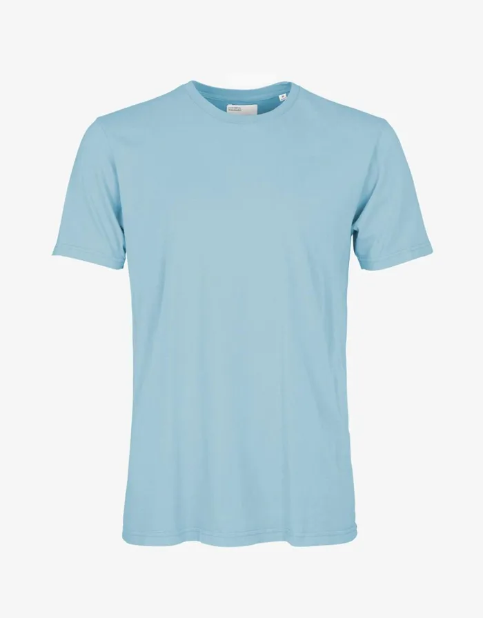Men TShirts Colorful Standard Classic Organic Tee Seaside Blue