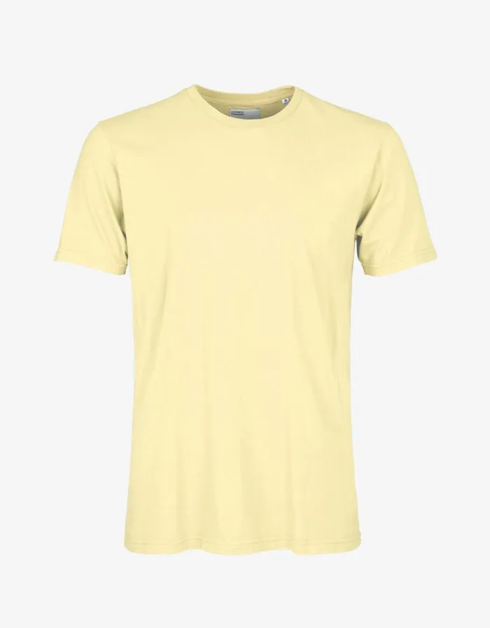 Men TShirts Colorful Standard Classic Organic Tee Soft Yellow