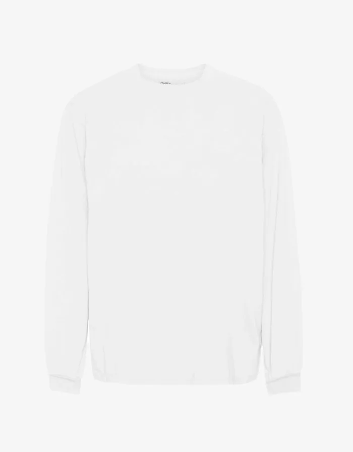 Men TShirts Colorful Standard Oversized Organic LS TShirt Optical White