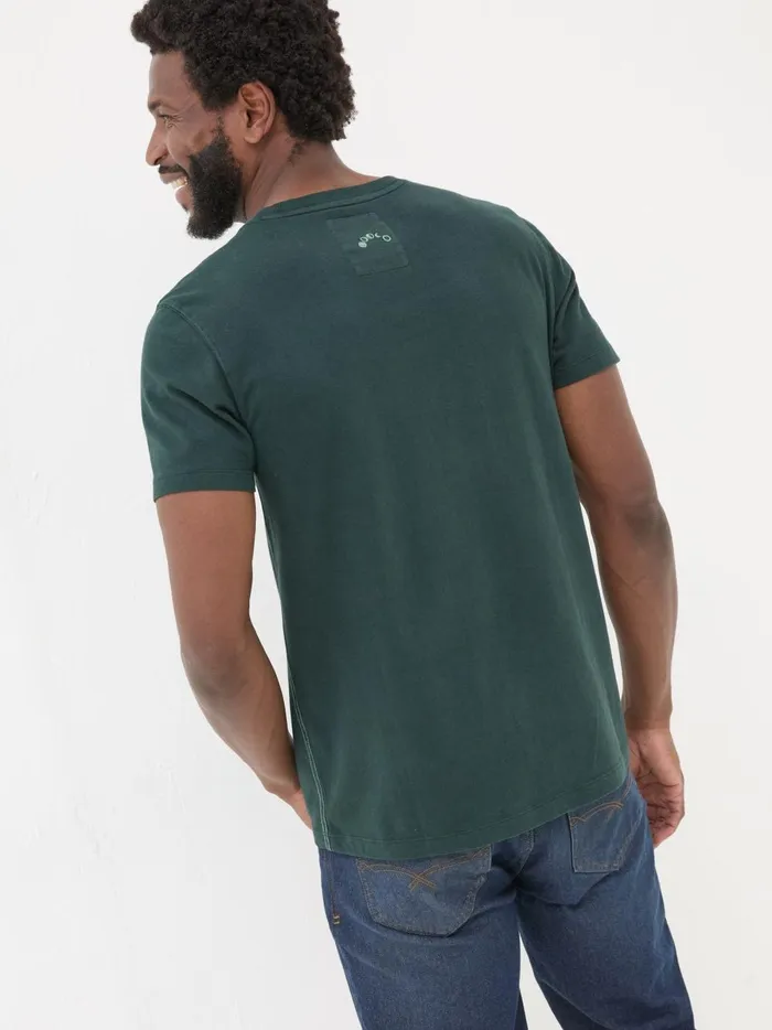 Men TShirts Fat Face Dark Teal 100 Cotton Discover Darkness Out Of Office TShirt Men TShirts Fat Face Dark Teal 100 Cotton Discover Darkness Out Of Office TShirt