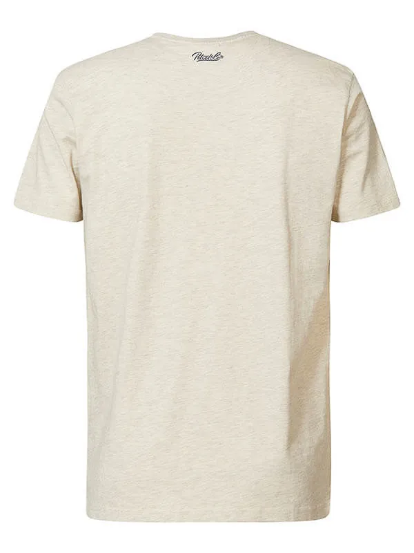 Men TShirts Petrol Industries Artwork TShirt Antique White Melee