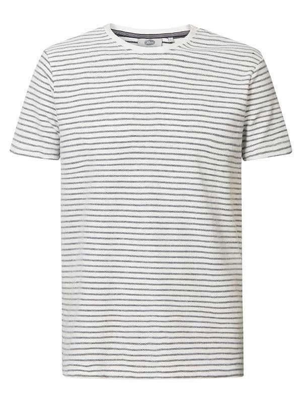 Men TShirts Petrol Industries Breton Tee Bright White