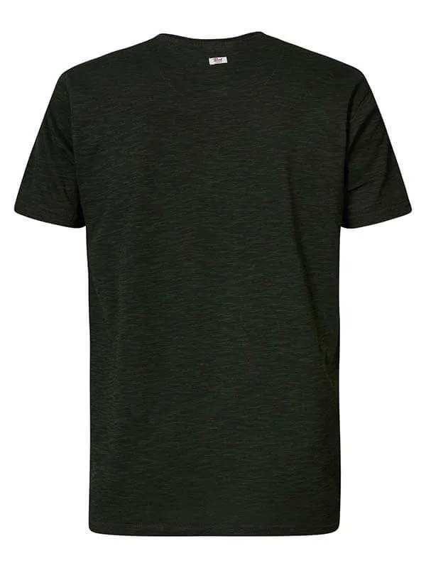 Men TShirts Petrol Industries Marl TShirt Forest Night