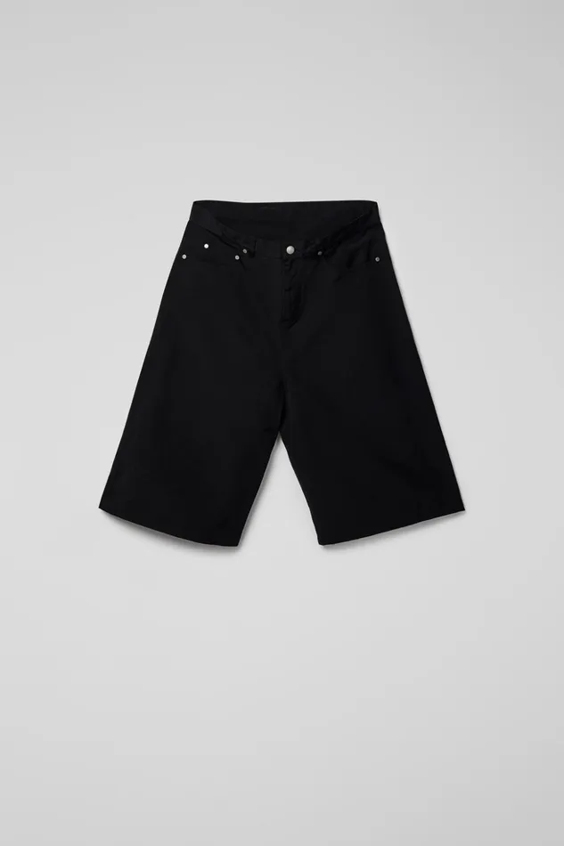 Men Tech Shorts Black CottonNylon Shorts Camper TrousersandShorts Men Tech Shorts Black CottonNylon Shorts Camper TrousersandShorts