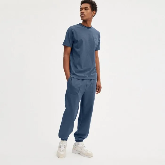 Men Tops and Bottoms Coach Essential T Shirt Blue