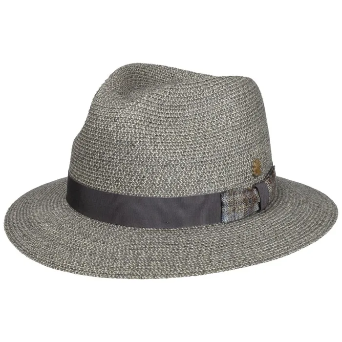 Men Traveler Hats Mayser Pelino Classic Linen Hat Zechbauer Gray
