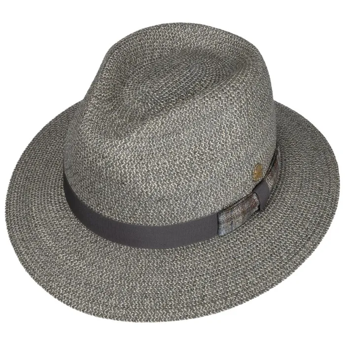 Men Traveler Hats Mayser Pelino Classic Linen Hat Zechbauer Gray Men Traveler Hats Mayser Pelino Classic Linen Hat Zechbauer Gray