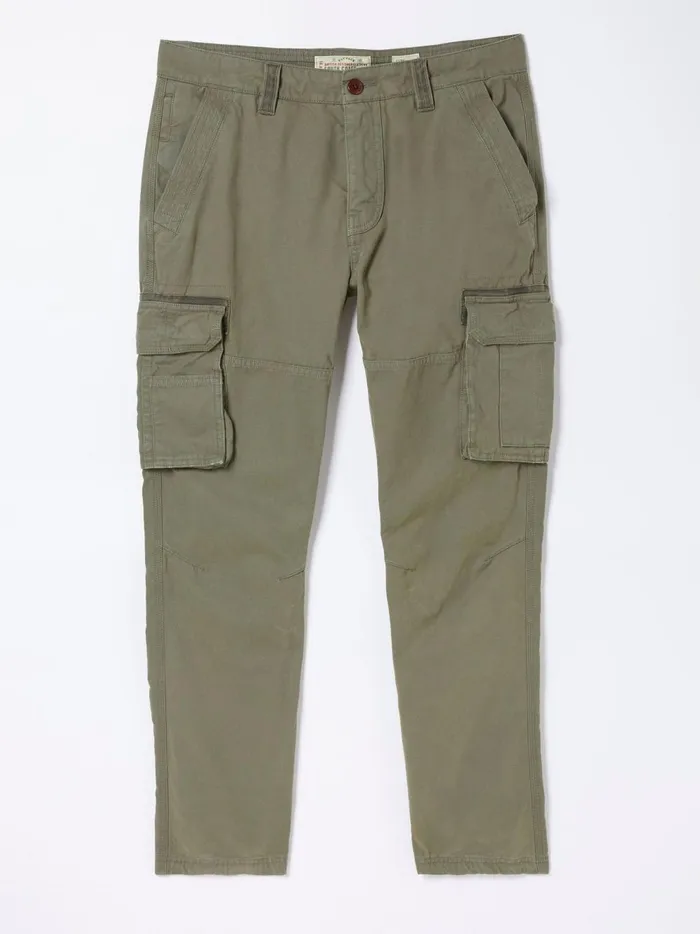 Men Trousers and Chinos Fat Face Breakyard Green Cargo Trousers