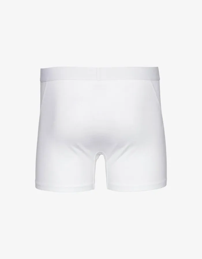 Men Underwear Colorful Standard Classic Organic Boxer Briefs Optical White