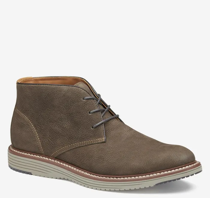 Men Upton Chukka Brown Nubuck JohnstonandMurphy Boots