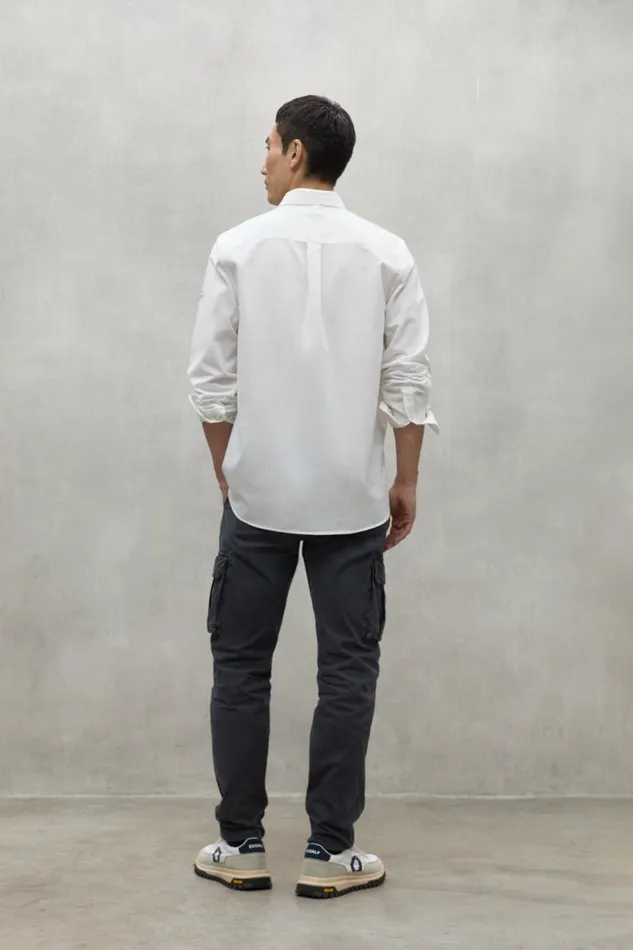 Men White Antejo Shirt Ecoalf Shirts