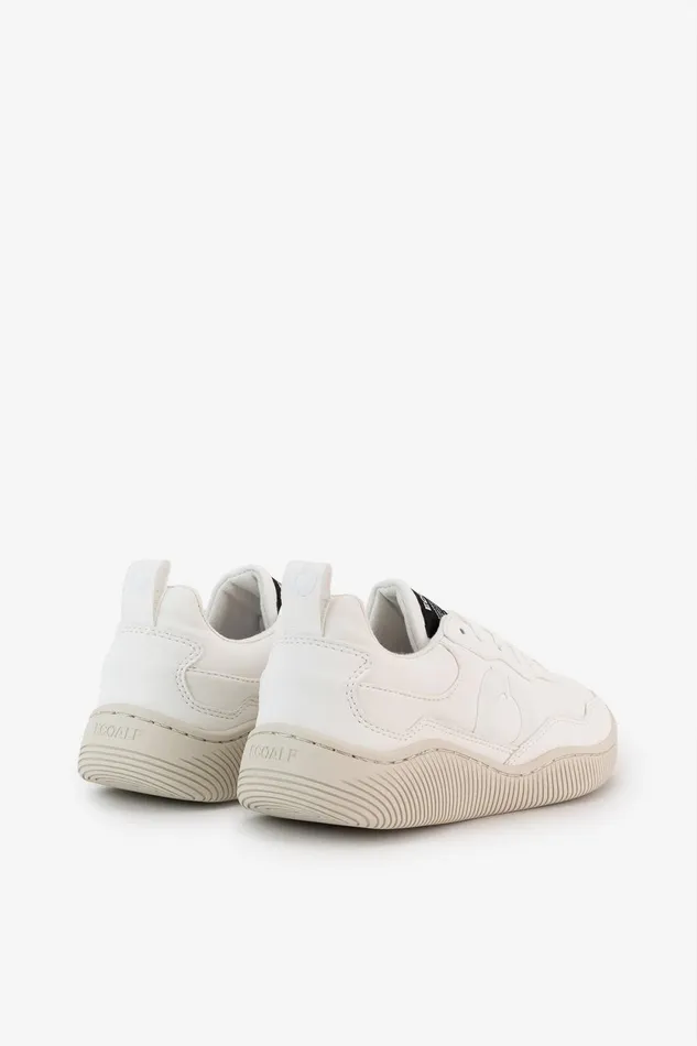 Men White Synthetic Leather Alcudia Trainers Ecoalf Sneakers