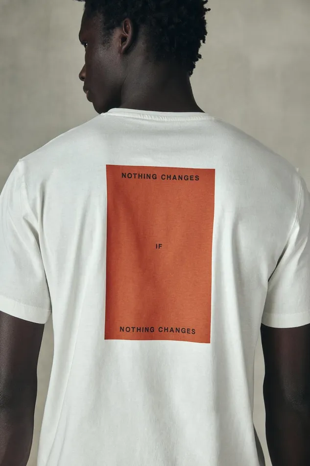 Men White Zarautz TShirt Ecoalf TShirts