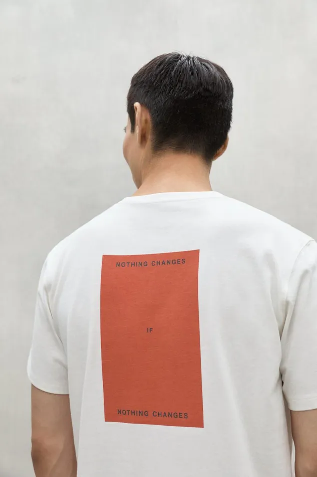 Men White Zarautz TShirt Ecoalf TShirts