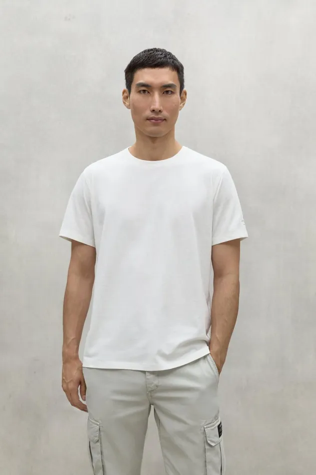 Men White Zarautz TShirt Ecoalf TShirts