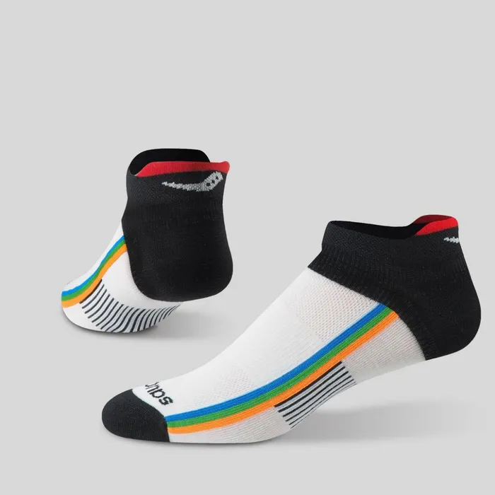 MenWomen Inferno Liteweight 3Pack Socks Rainbow Saucony Accessories