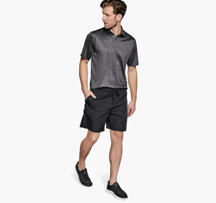 Men Xc4 Performance Polo Black Linked Oval JohnstonandMurphy Polos and Tees Men Xc4 Performance Polo Black Linked Oval JohnstonandMurphy Polos and Tees