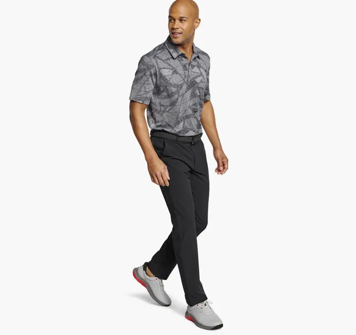 Men Xc4 Performance Polo Charcoal Large Geo JohnstonandMurphy Polos and Tees Men Xc4 Performance Polo Charcoal Large Geo JohnstonandMurphy Polos and Tees