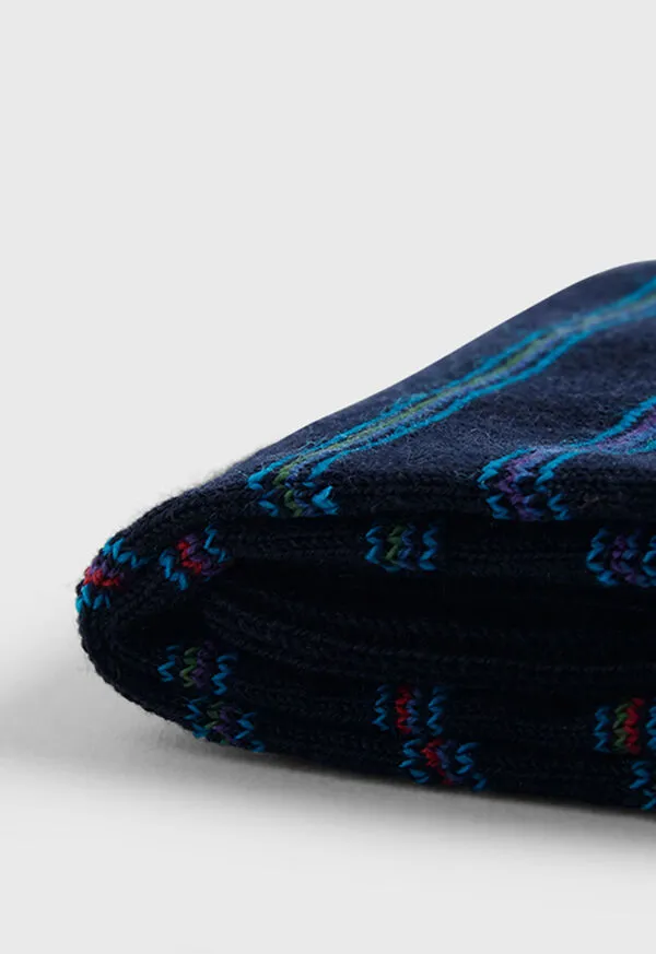 Mens Paulstuart Multicolor Stripe Sock Brown Socks Mens Paulstuart Multicolor Stripe Sock Brown Socks