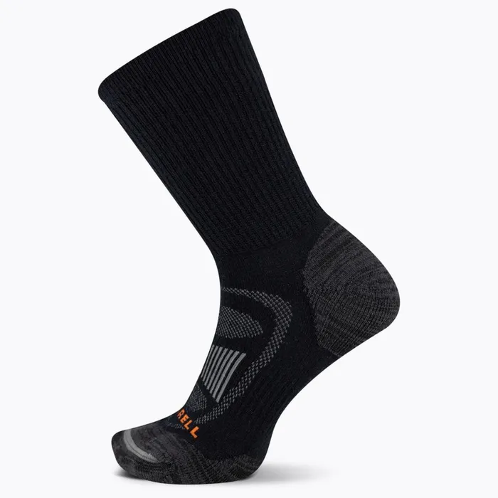 Merrell Accessories MenWomen Zoned Hiker Crew Sock Onyx