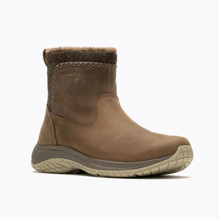 Merrell Boots Women Encore Ice 5 Mid Zip Olive