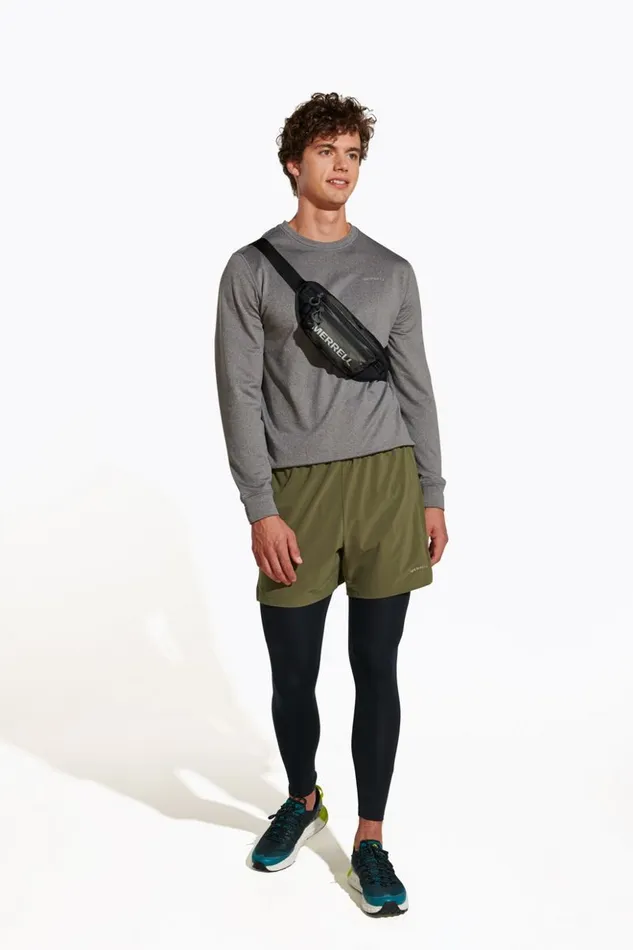 Merrell Bottoms Men Trail Running Short Dusty Olive