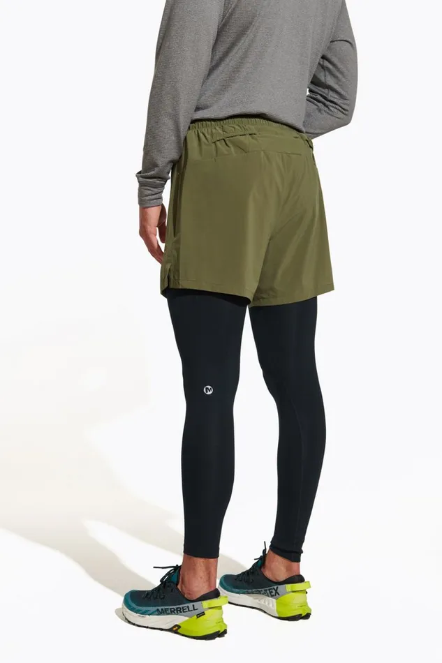 Merrell Bottoms Men Trail Running Short Dusty Olive