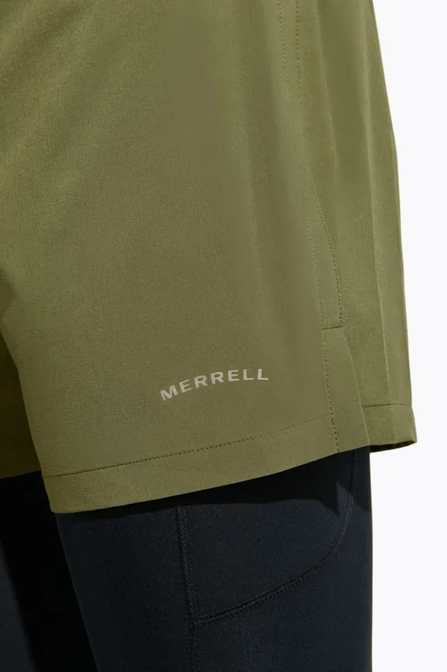 Merrell Bottoms Men Trail Running Short Dusty Olive