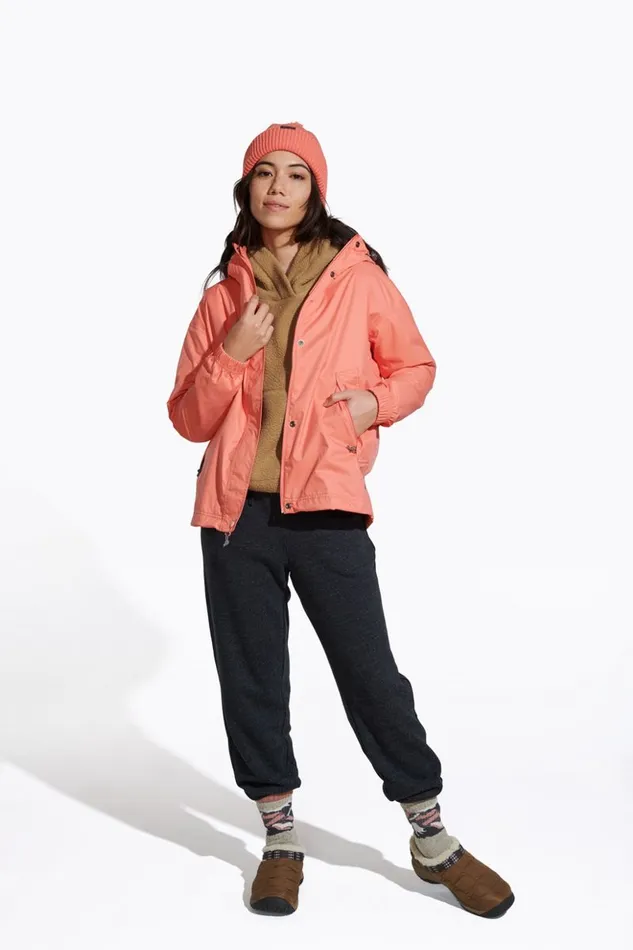 Merrell Outerwear Women Fallon Rain Jacket Strawberry Moon