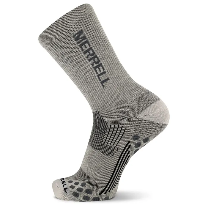 Merrell Socks MenWomen Retrail 100 Recycled Hiker Crew Sock Grey