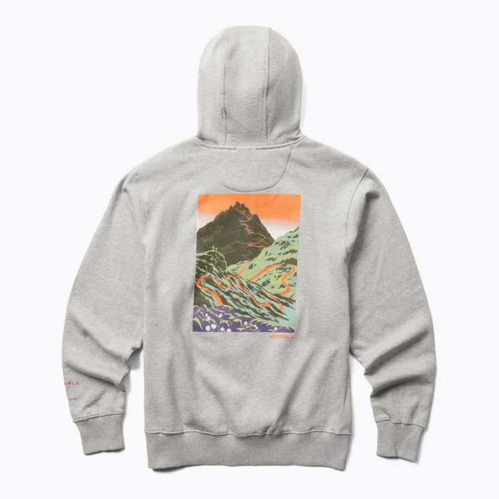 Merrell Tops Men Pathway Mountain Hoody Grey Heather