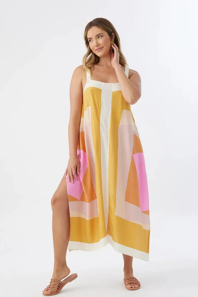 MIRANDA MIDI COVERUP DRESS Winter White Women O039NEILL Swim