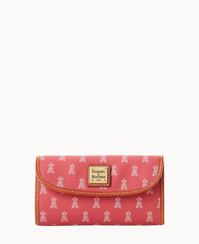 MLB Angels Continental Clutch Angels ManWoman Dooney and Bourke Wallets