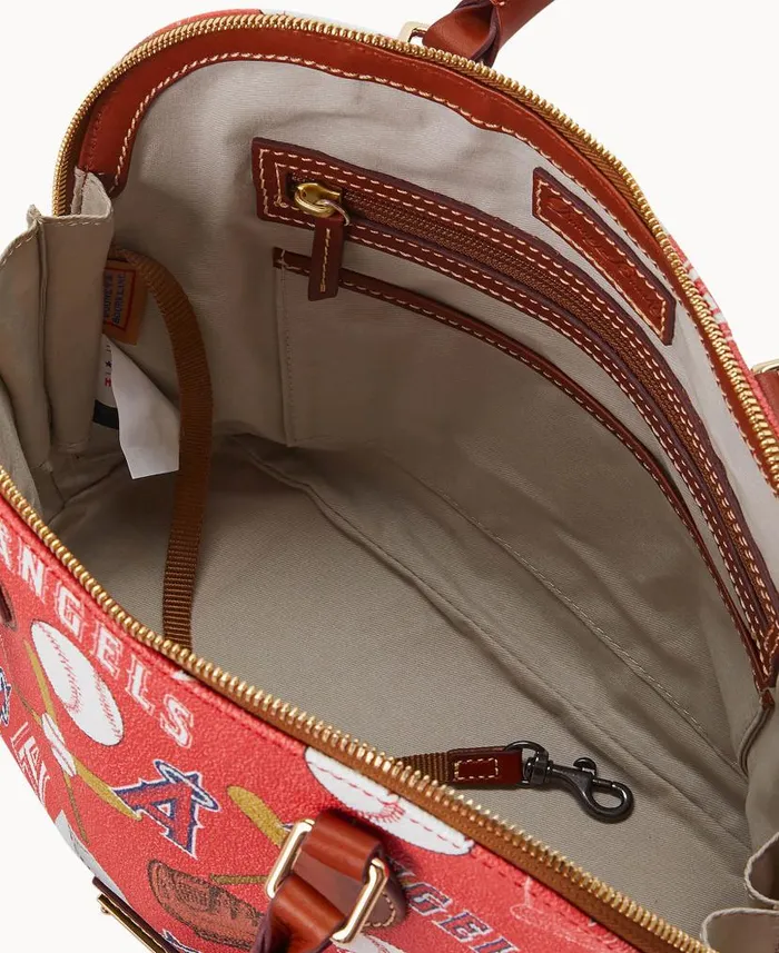 MLB Angels Zip Zip Satchel Angels Woman Dooney and Bourke Satchels MLB Angels Zip Zip Satchel Angels Woman Dooney and Bourke Satchels