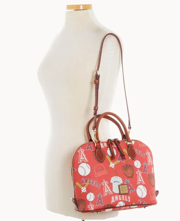 MLB Angels Zip Zip Satchel Angels Woman Dooney and Bourke Satchels MLB Angels Zip Zip Satchel Angels Woman Dooney and Bourke Satchels