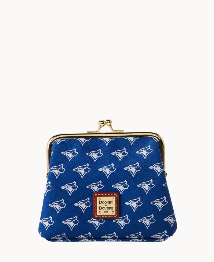 MLB Blue Jays Large Framed Purse Blue Jays ManWoman Dooney and Bourke Wallets MLB Blue Jays Large Framed Purse Blue Jays ManWoman Dooney and Bourke Wallets