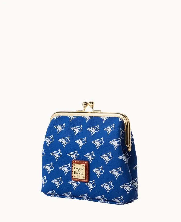 MLB Blue Jays Large Framed Purse Blue Jays ManWoman Dooney and Bourke Wallets MLB Blue Jays Large Framed Purse Blue Jays ManWoman Dooney and Bourke Wallets