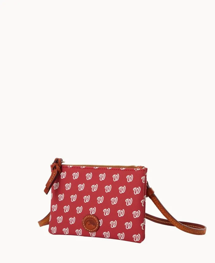 MLB Nationals Top Zip Crossbody Nationals Woman Dooney and Bourke Crossbodies MLB Nationals Top Zip Crossbody Nationals Woman Dooney and Bourke Crossbodies