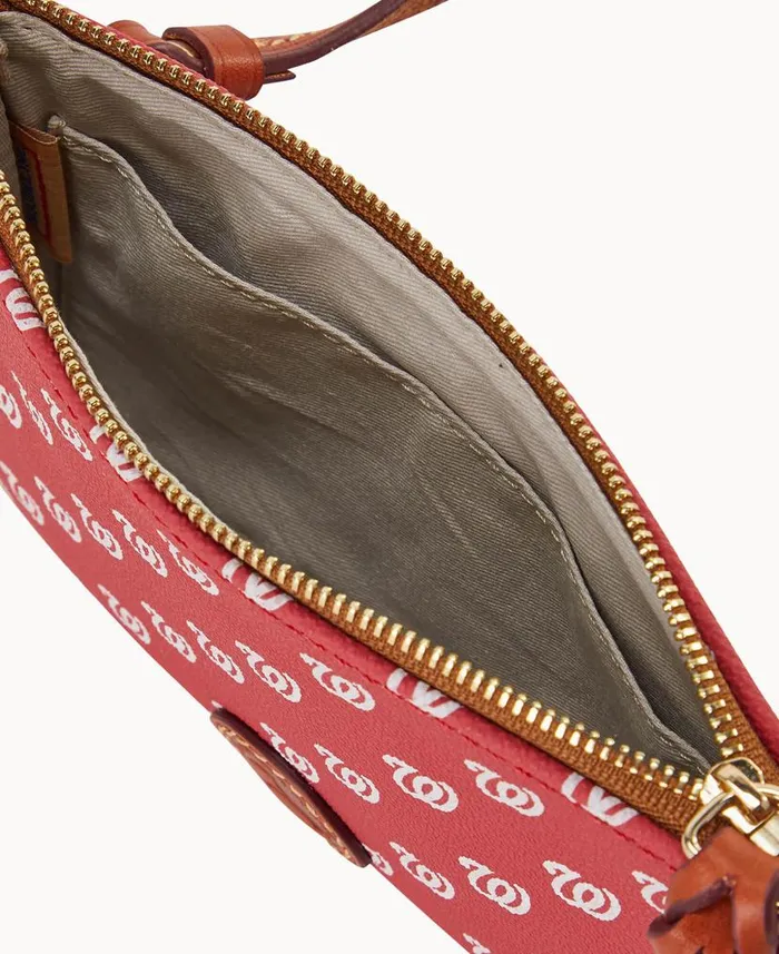 MLB Nationals Top Zip Crossbody Nationals Woman Dooney and Bourke Crossbodies MLB Nationals Top Zip Crossbody Nationals Woman Dooney and Bourke Crossbodies