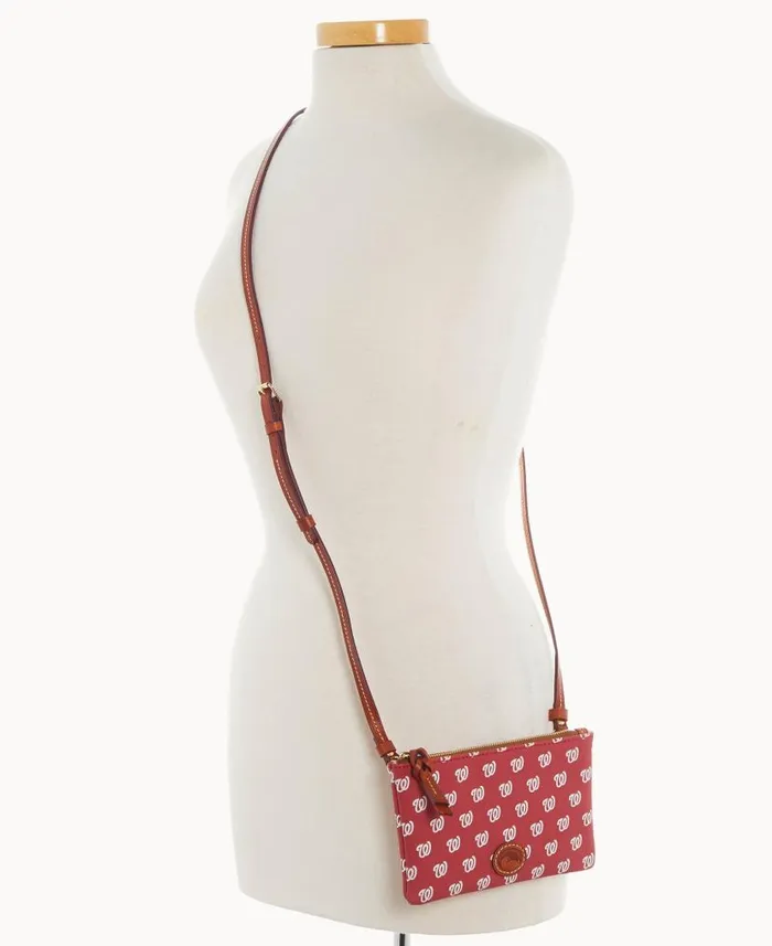 MLB Nationals Top Zip Crossbody Nationals Woman Dooney and Bourke Crossbodies MLB Nationals Top Zip Crossbody Nationals Woman Dooney and Bourke Crossbodies