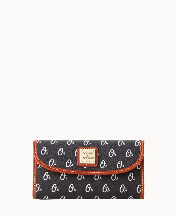MLB Orioles Continental Clutch Orioles ManWoman Dooney and Bourke Wallets