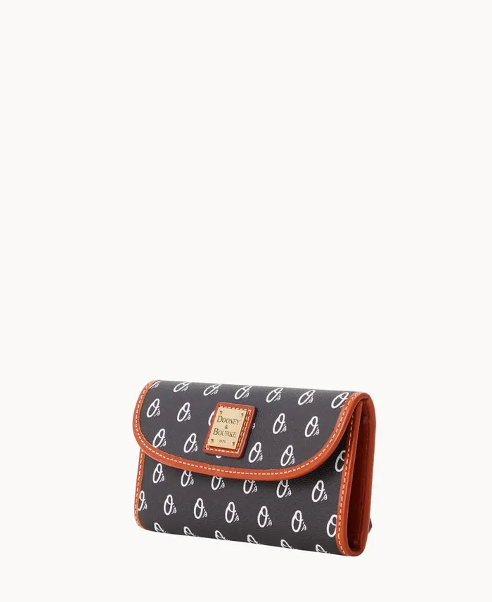 MLB Orioles Continental Clutch Orioles ManWoman Dooney and Bourke Wallets