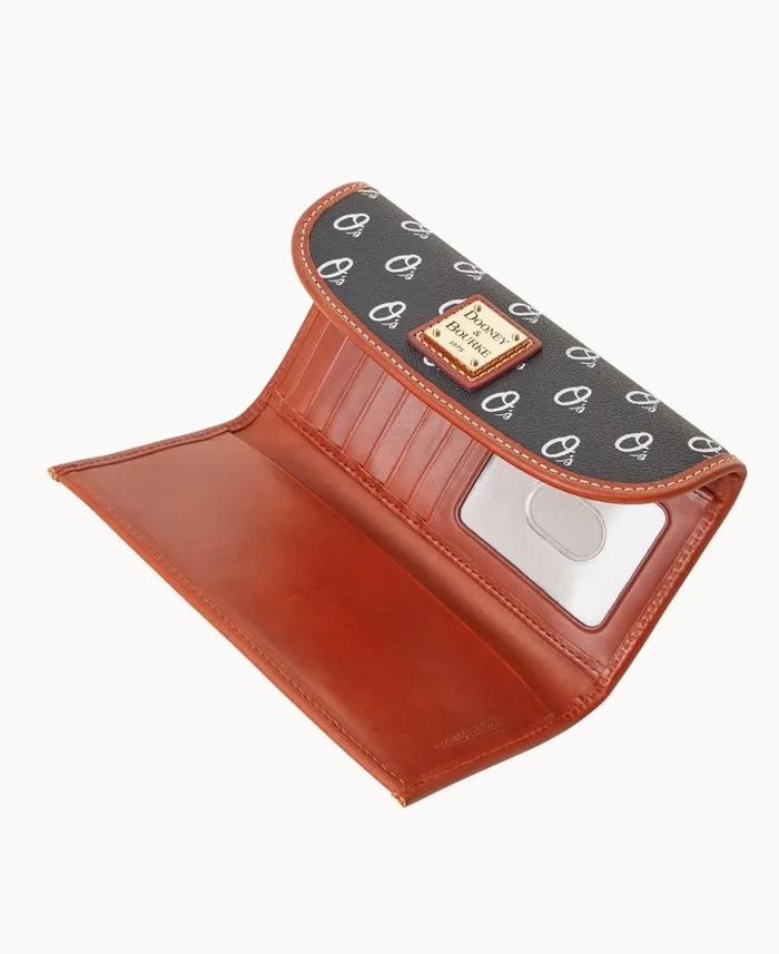 MLB Orioles Continental Clutch Orioles ManWoman Dooney and Bourke Wallets
