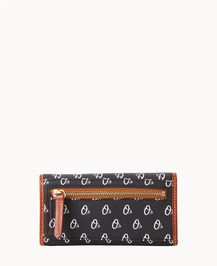 MLB Orioles Continental Clutch Orioles ManWoman Dooney and Bourke Wallets