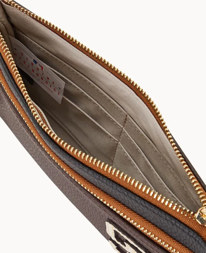 MLB Padres Double Zip Wristlet Padres ManWoman Dooney and Bourke Wallets MLB Padres Double Zip Wristlet Padres ManWoman Dooney and Bourke Wallets