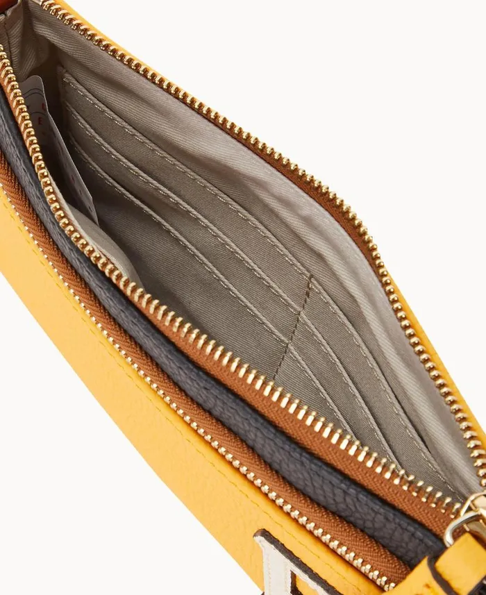 MLB Pirates Double Zip Wristlet Pirates ManWoman Dooney and Bourke Wallets MLB Pirates Double Zip Wristlet Pirates ManWoman Dooney and Bourke Wallets