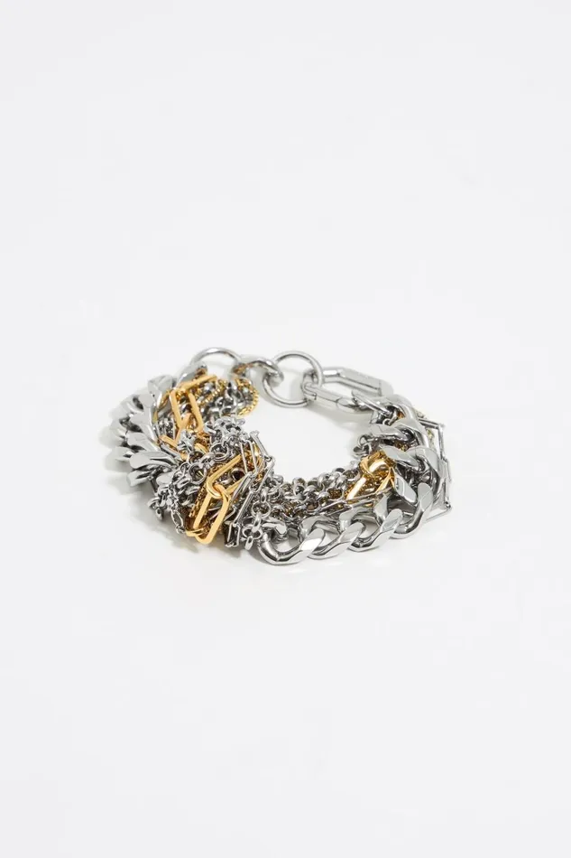 Multichain Knot Bracelet Antique Silver Women Bimba Y Lola Bracelets