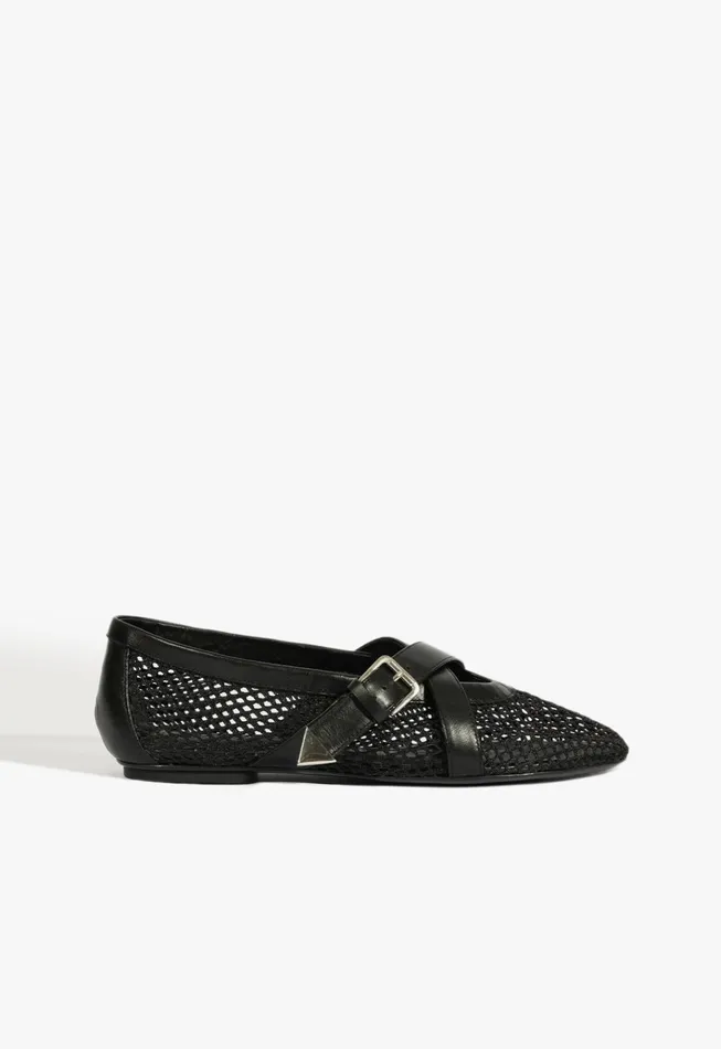 Nadine Ballet Flat Black Women Schutz Shoes Ballerinas